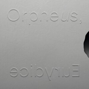 Albumo viršelyje pavaizduotas minimalistinis dizainas su įspaustais užrašais: viršuje: „Orpheus,“ apačioje, apverstas tekstas: „Eurydice“. Viršelis yra pilkos spalvos, tekstas subtiliai įspaustas į foną, o dešinėje pusėje matyti tarsi išplėštas ar išpjautas popieriaus kampas, pro kurį žvelgiama į tamsą – galimai simbolizuojantis perėjimą tarp pasaulių (gyvųjų ir mirusiųjų), kas atitinka Orfėjo ir Euridikės mitologinę tematiką.