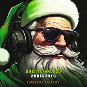 Albumo viršelis vaizduoja stilizuotą, modernų Kalėdų Senelį. Jis pavaizduotas ryškiu, grafiniu, beveik komiksų stiliaus piešiniu. Kalėdų Senelis dėvi žalią kalėdinę kepurę su baltu kailiuku, o ant galvos turi dideles, juodas ausines – tarsi būtų DJ. Jo veidą puošia ryškūs akiniai nuo saulės ir tvarkingai sušukuoti balti ūsai bei barzda.