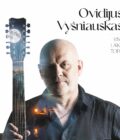 Virgis Stakėnas – Antologija vinilas: dvigubos ekspozicijos viršelis su atlikėjo portretu, gitara ir nakties peizažu